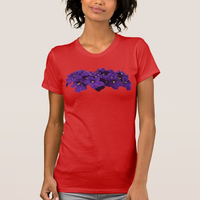 Camiseta Violeta africana (Anverso)