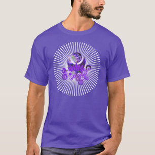 Camiseta Violeta de diseño de OM LOTUS