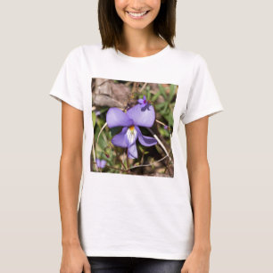 Camiseta Violeta de pies-pájaros con Bluets