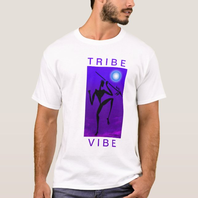 Camiseta Violeta del AMBIENTE de la TRIBU (Anverso)