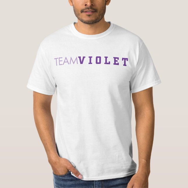 CAMISETA VIOLETA DEL EQUIPO (Anverso)