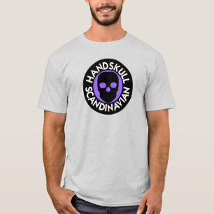 Camiseta violeta HANDSKULL LIV básica P4