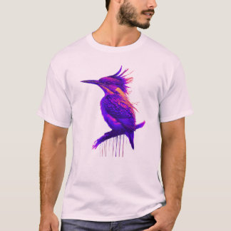 Camiseta Violeta Inteligente del Kingfisher: Elegancia de a
