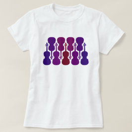Camiseta violeta morada