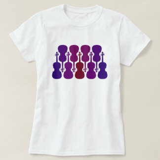 Camiseta violeta morada