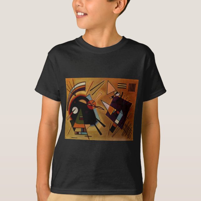 Camiseta Violeta negra de Kandinsky (Anverso)