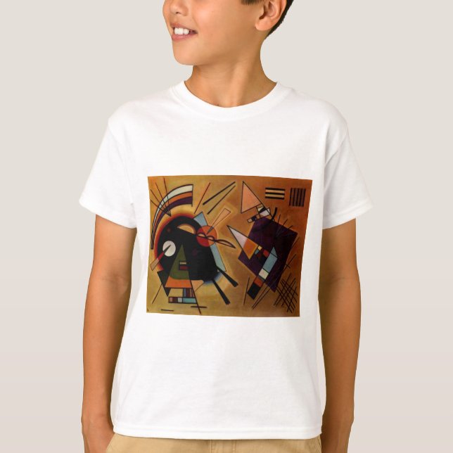 Camiseta Violeta negra de Kandinsky (Anverso)