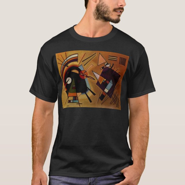 Camiseta Violeta negra de Kandinsky (Anverso)