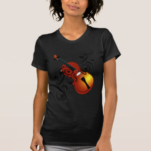 Camiseta Violín, Amante en el corazón_