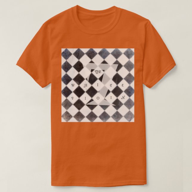 Camiseta Violín blanco 2 (Diseño del anverso)