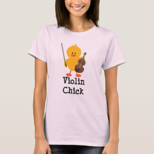 Camiseta Violin Chick Organic Tee