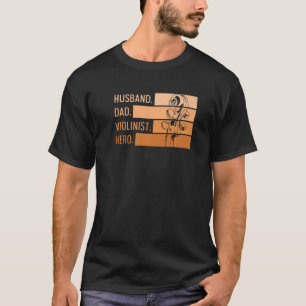 Camiseta Violín de Instrumentos para Hombres Para Tu Marido
