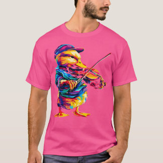 Camiseta Violín de juego de pato
