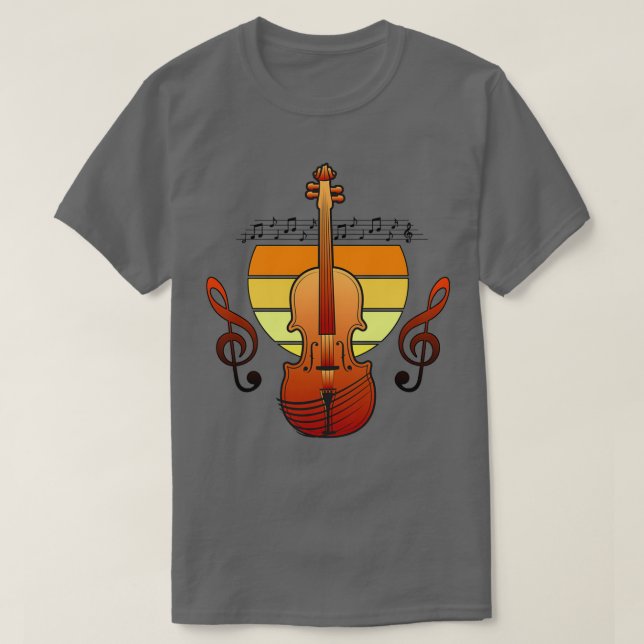 Camiseta Violín de violín TShirt (Diseño del anverso)