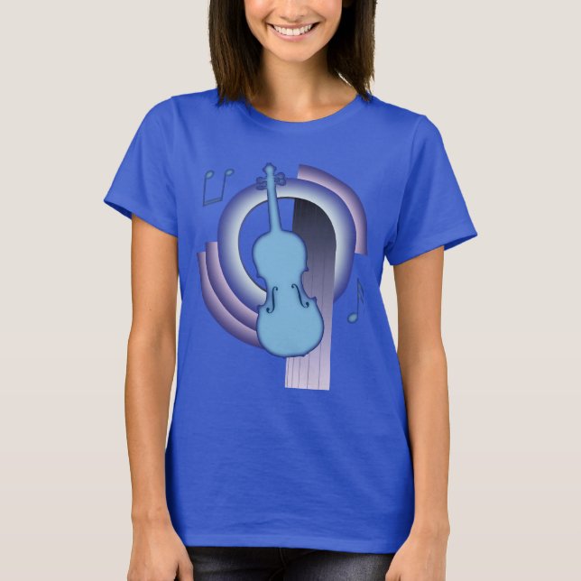 Camiseta Violin Deco2 (Anverso)