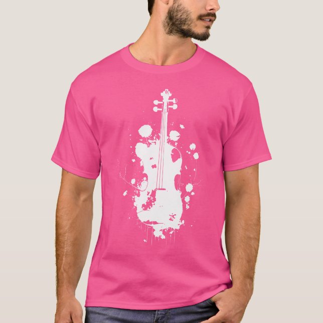 Camiseta Violin Drawing Fiddler Orchestra (Anverso)