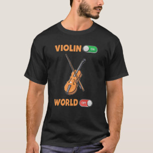 Camiseta Violín En El Mundo De Los Violinistas
