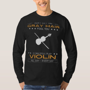 Camiseta Violin Enthusiast Tee - Pelo Gris, Virtu Sinfónico