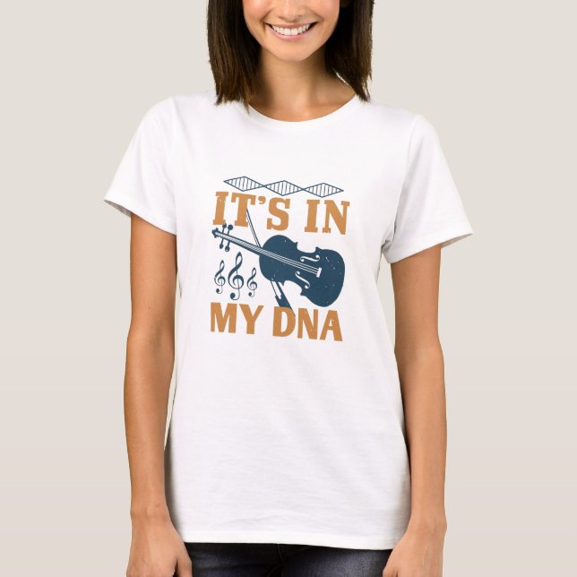 Camiseta Violin - Está en mi ADN (Anverso)