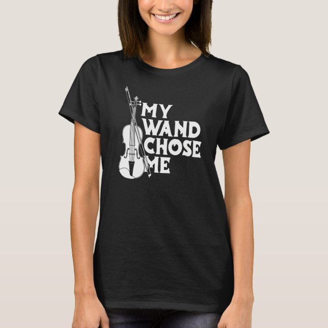 Camiseta Violin Fiddle Fiddler - Violinista Mi Mano Me Elig (Anverso)