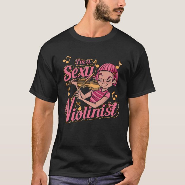 Camiseta Violin Fiddler Fiddle Violinist (Anverso)