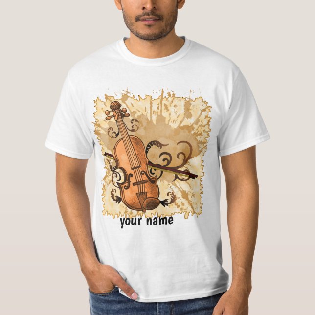 Camiseta Violín Giratorio (Anverso)