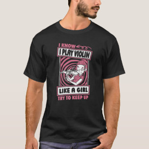 Camiseta Violín Humorístico Fiddle Fiddler Violinista