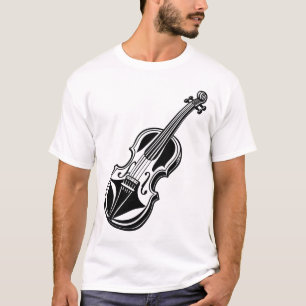 Camiseta Violín, instrumentos musicales