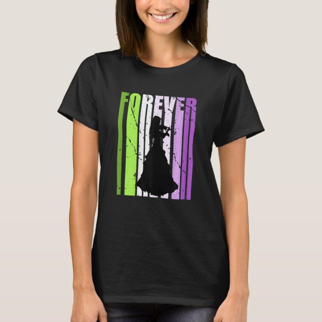 Camiseta Violin Kids Youth Forever Violinist Players Her Or (Anverso)
