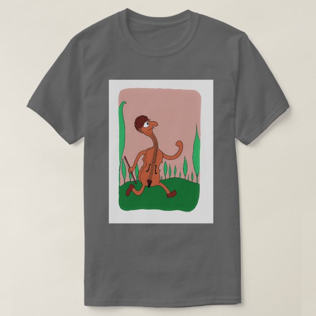 Camiseta violín Largo 1 (Diseño del anverso)