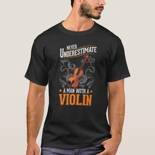 Camiseta Violin Man Violinist Violin Player Premium (Anverso)