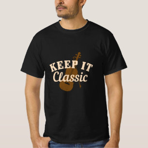 Camiseta Violin - Manténlo Clásico