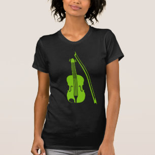 Camiseta Violin - Martian Green