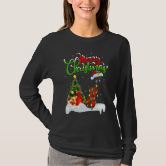 Camiseta Violin Music   Xmas Decorations Santa Violin Chris