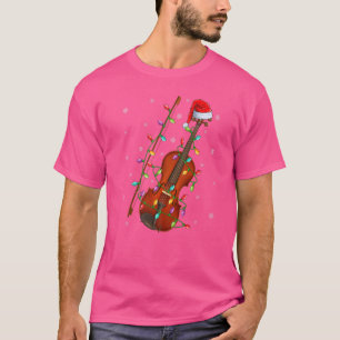 Camiseta Violin Music Xmas enciende a Navidades de Santa Vi