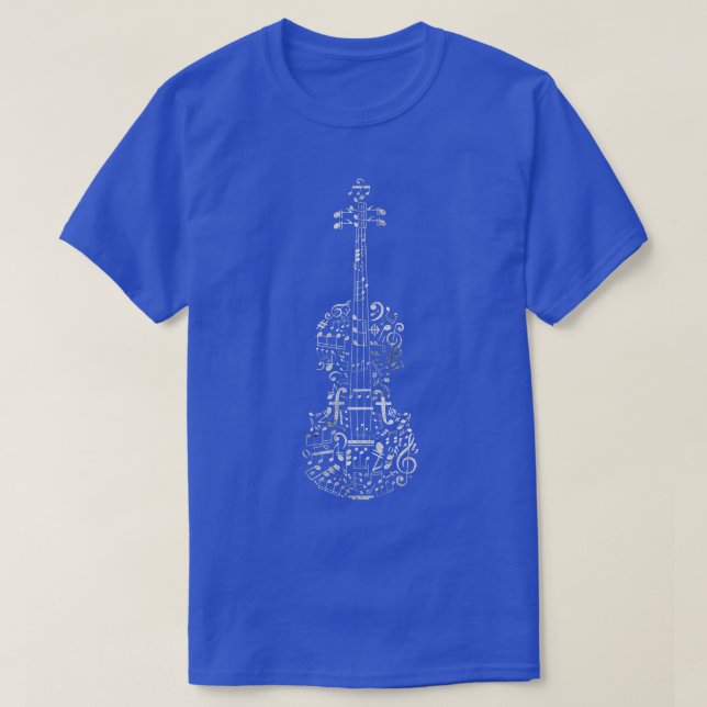 Camiseta Violin Musical Notes Cool Musicians Classical Musi (Diseño del anverso)