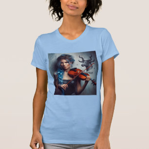 Camiseta Violin, músico zodiaco de Taurus