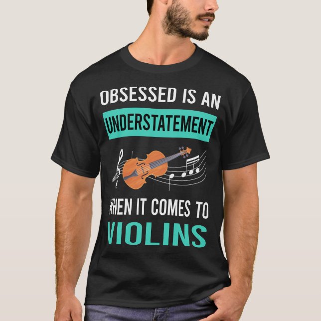 Camiseta Violin Obssed (Anverso)