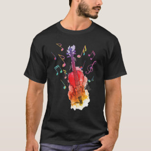 Camiseta Violín Para Hombres Mujeres Violinistas