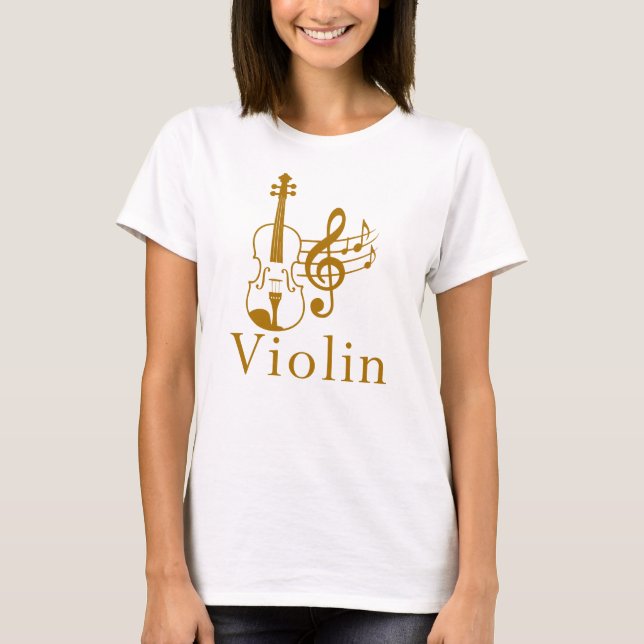 Camiseta Violín, profesor de música (Anverso)
