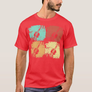 Camiseta Violin Retro