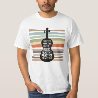 Camiseta violin retro