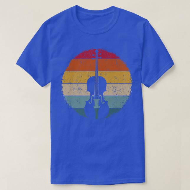 Camiseta Violin Retro Vintage Violinist Fiddle Player Class (Diseño del anverso)