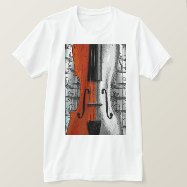 Camiseta Violin Shirt (Anverso del diseño)