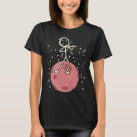 Violin Stick Player In Planet Violin Music Violin