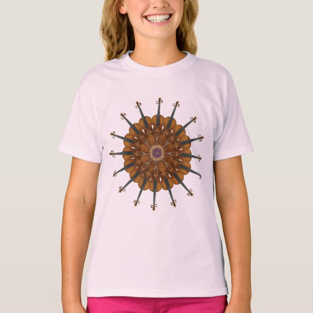 Camiseta Violin Sunflower (Anverso)