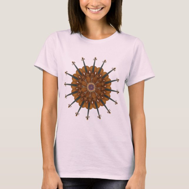 Camiseta Violin Sunflower (Anverso)