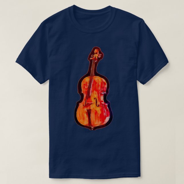 Camiseta Violín vibrante (2) (Diseño del anverso)