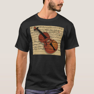 Camiseta Violin Vintage Music