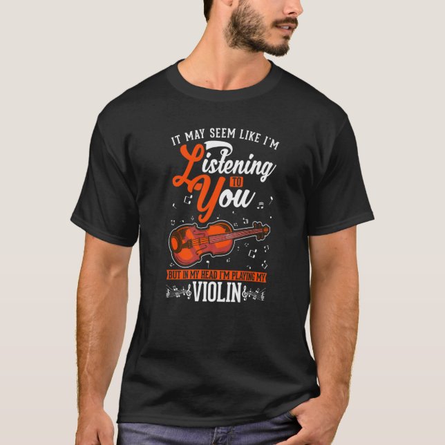Camiseta Violin Violin Teacher Violinist  1 (Anverso)